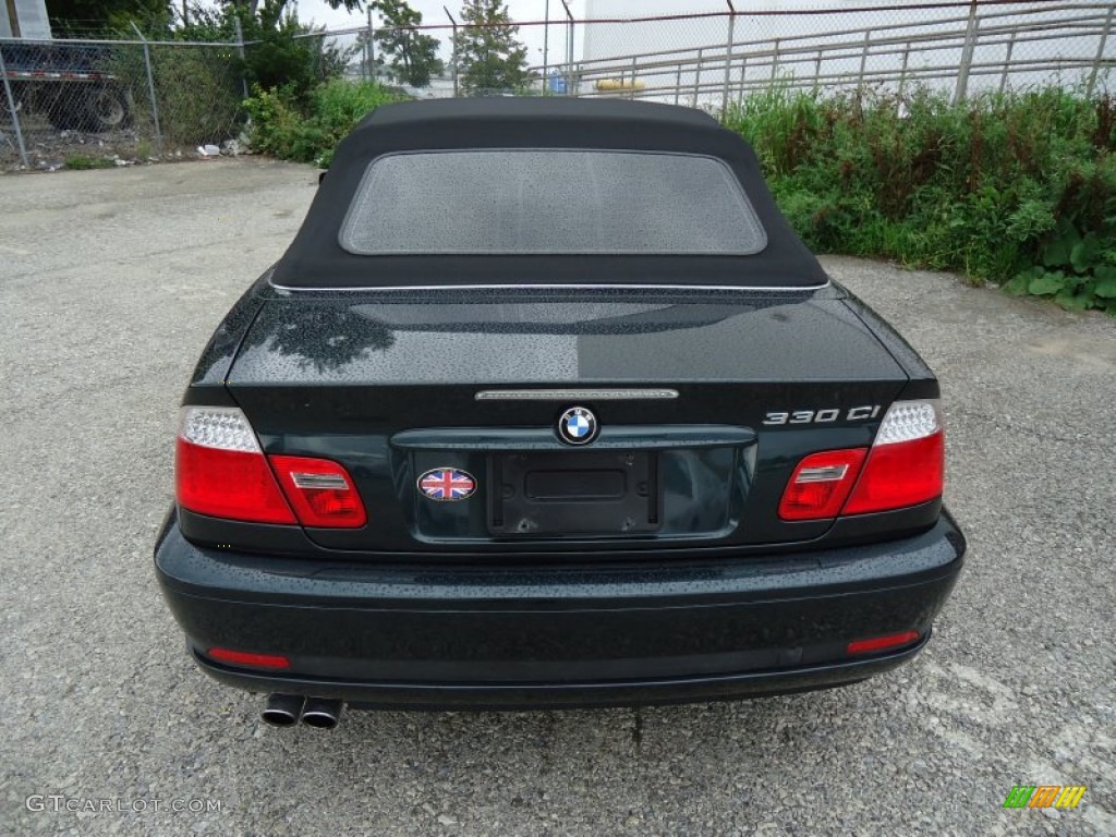 2006 3 Series 330i Convertible - Deep Green Metallic / Natural Brown photo #9