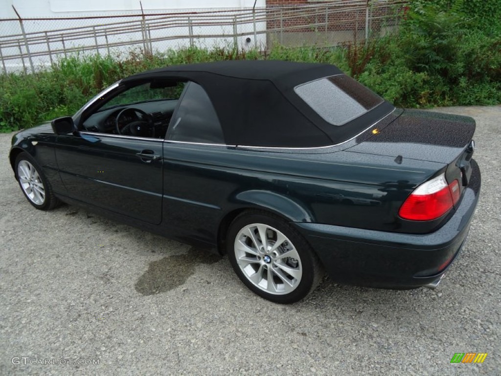 2006 3 Series 330i Convertible - Deep Green Metallic / Natural Brown photo #10