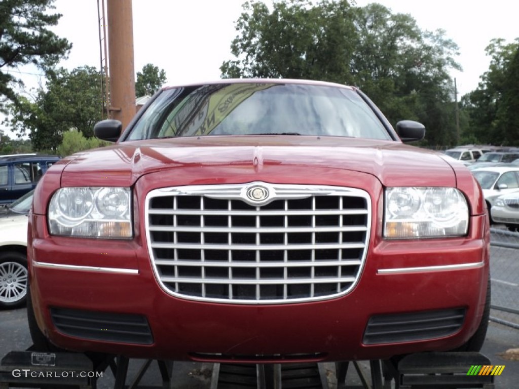 2007 300  - Inferno Red Crystal Pearlcoat / Dark Slate Gray/Light Graystone photo #1