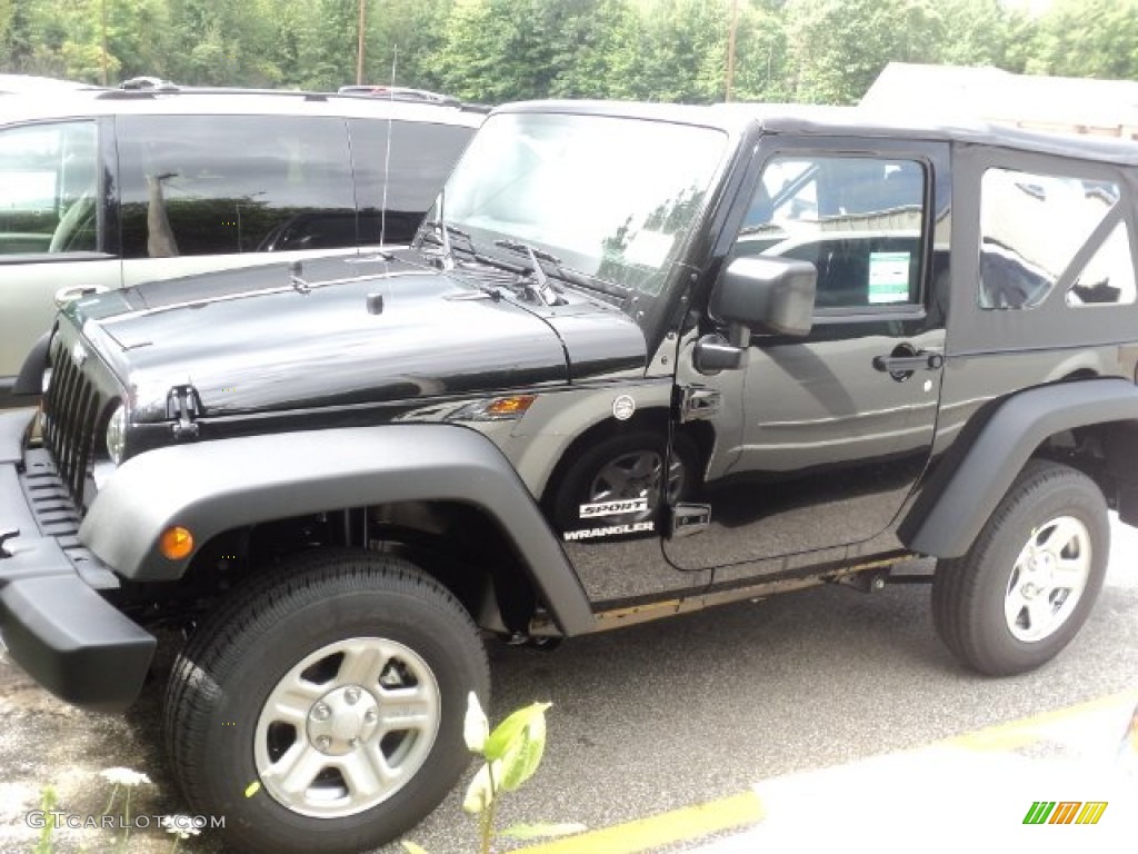 Black Jeep Wrangler