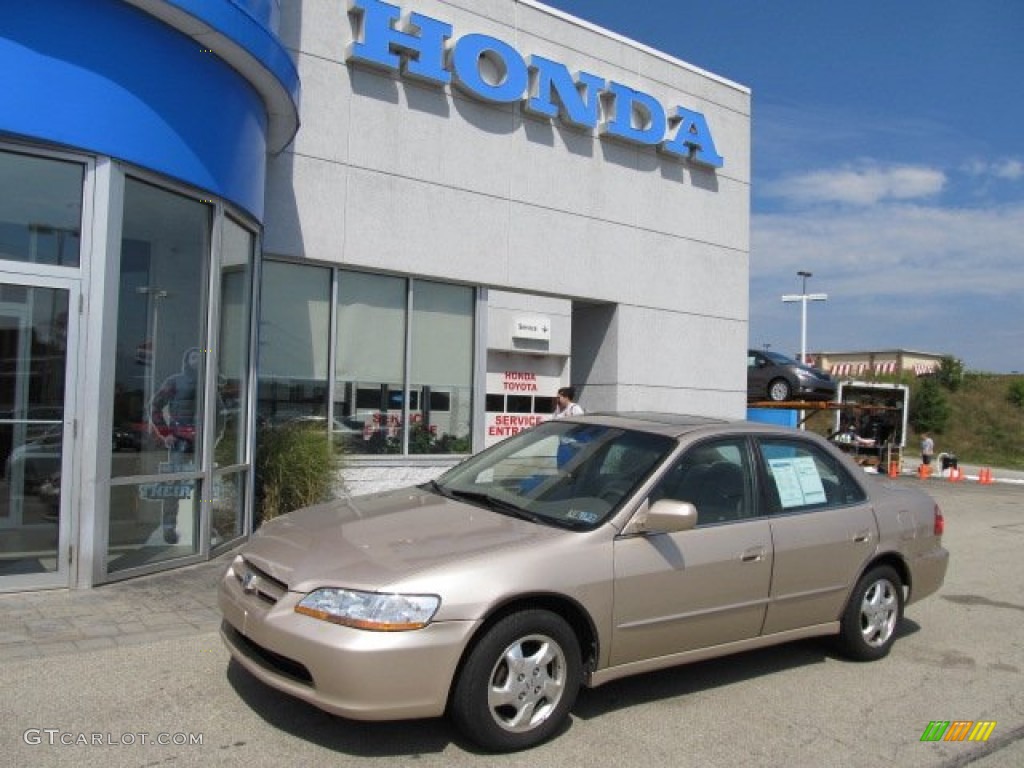 2000 Accord EX Sedan - Naples Gold Metallic / Ivory photo #1