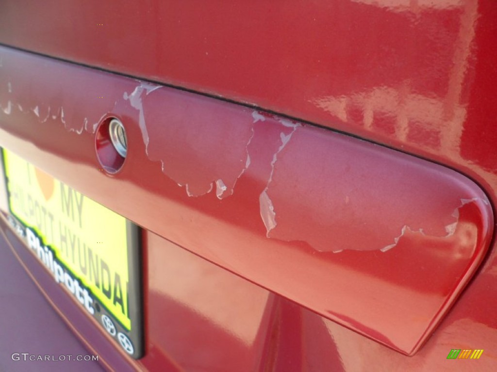 2004 Elantra GLS Sedan - Crimson Dark Red / Gray photo #23
