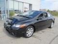 Nighthawk Black Pearl - Civic LX Coupe Photo No. 2