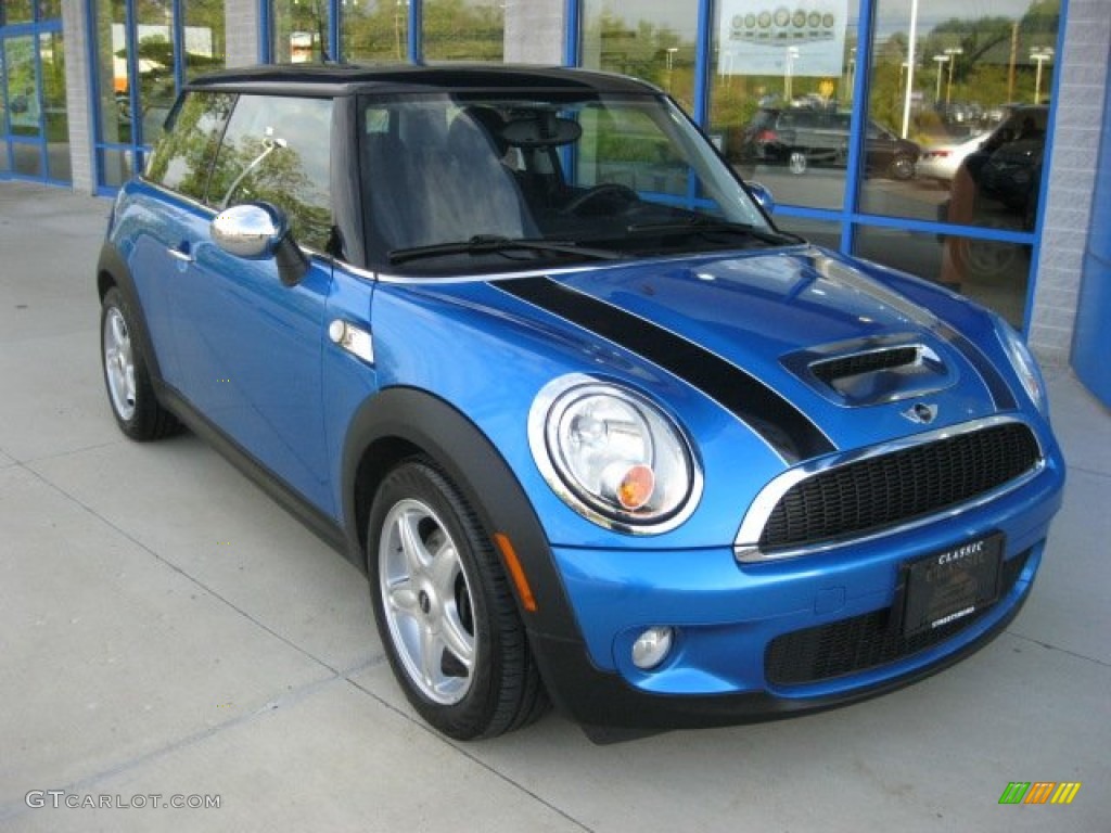 2007 Cooper S Hardtop - Laser Blue Metallic / Carbon Black/Black photo #1