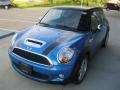 2007 Laser Blue Metallic Mini Cooper S Hardtop  photo #2