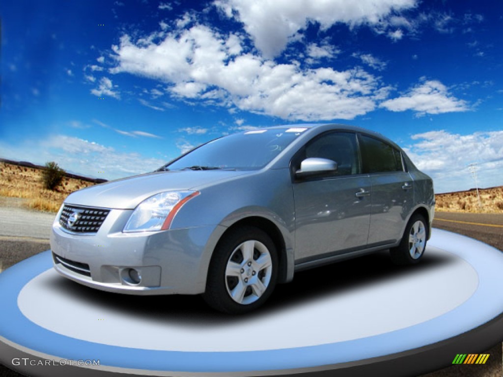 2008 Sentra 2.0 S - Magnetic Gray / Charcoal/Steel photo #1