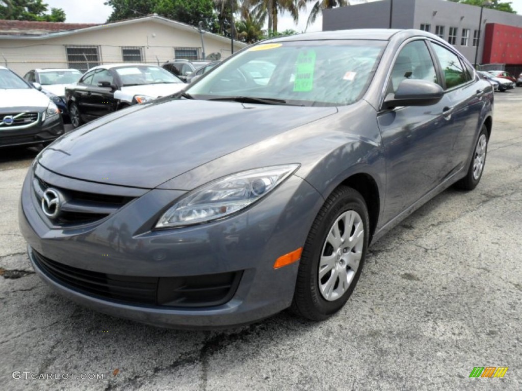 2009 MAZDA6 i Sport - Comet Gray Mica / Gray photo #1