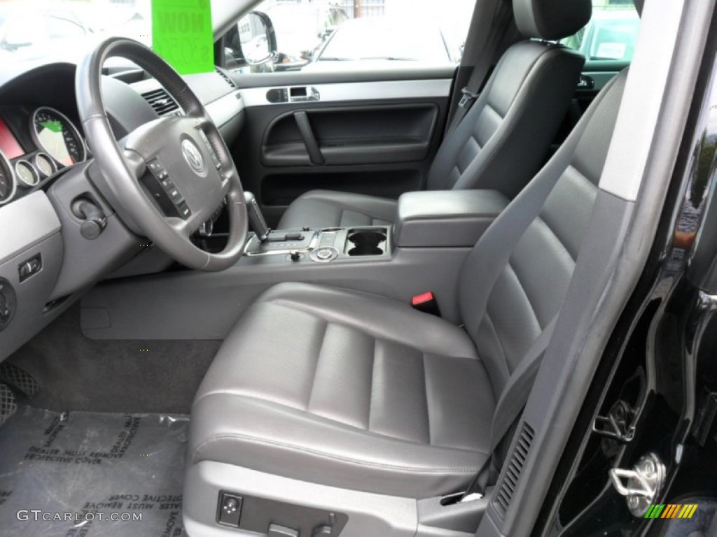 Anthracite Interior 2009 Volkswagen Touareg 2 VR6 Photo #53568414