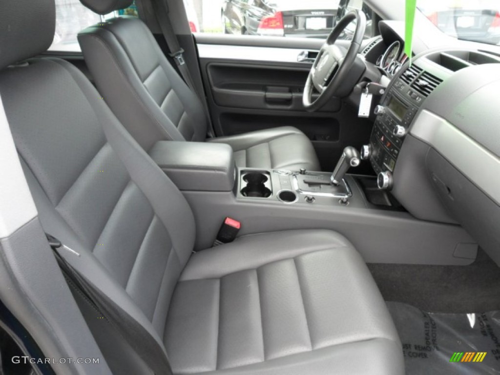 Anthracite Interior 2009 Volkswagen Touareg 2 VR6 Photo #53568429