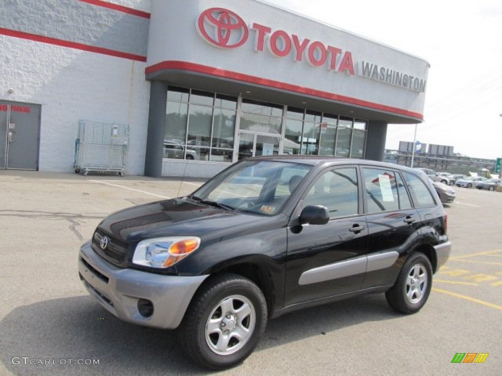 2005 RAV4  - Black / Dark Charcoal photo #1