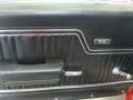 Black 1971 Chevrolet Chevelle SS 454 Convertible Door Panel