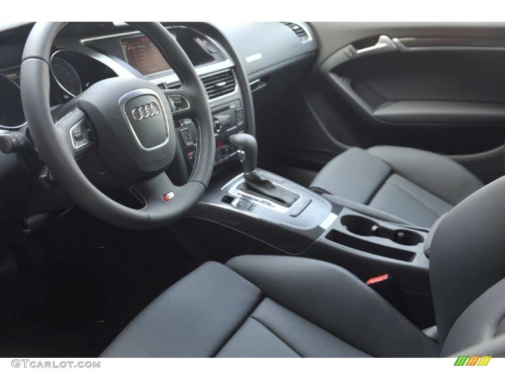 Black Interior 2012 Audi S5 4.2 FSI quattro Coupe Photo #53571040