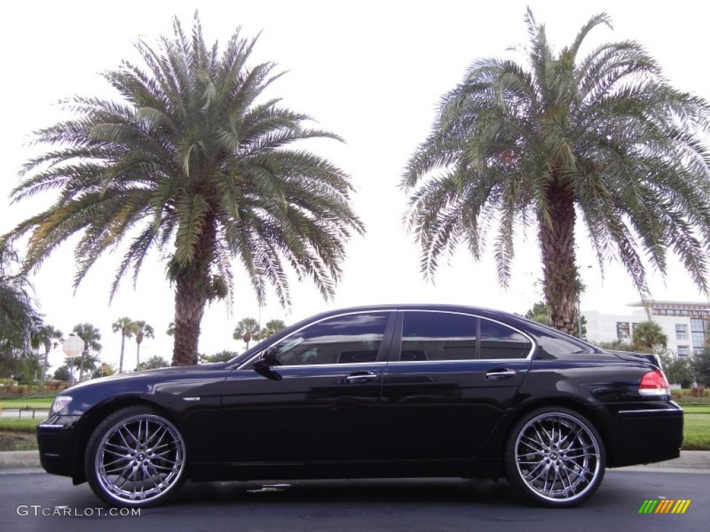 Jet Black 2007 BMW 7 Series 750i Sedan Exterior Photo #53571075