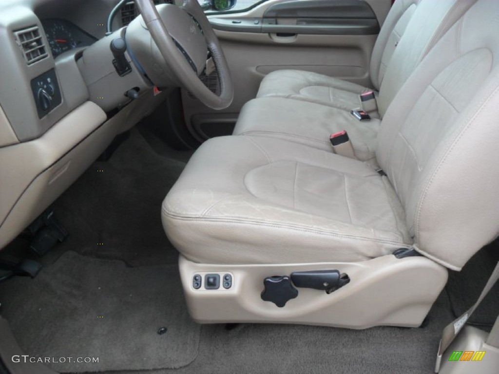 Medium Prairie Tan Interior 1999 Ford F250 Super Duty Lariat Extended Cab 4x4 Photo #53571093