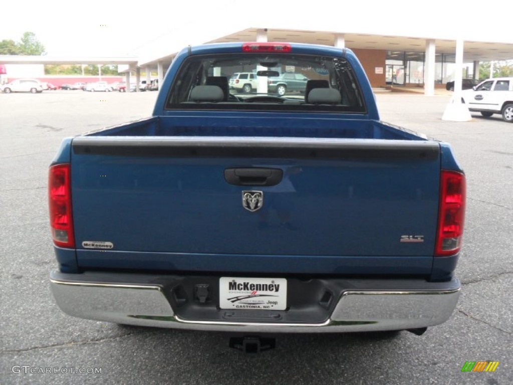 2006 Ram 1500 SLT Quad Cab - Atlantic Blue Pearl / Medium Slate Gray photo #3