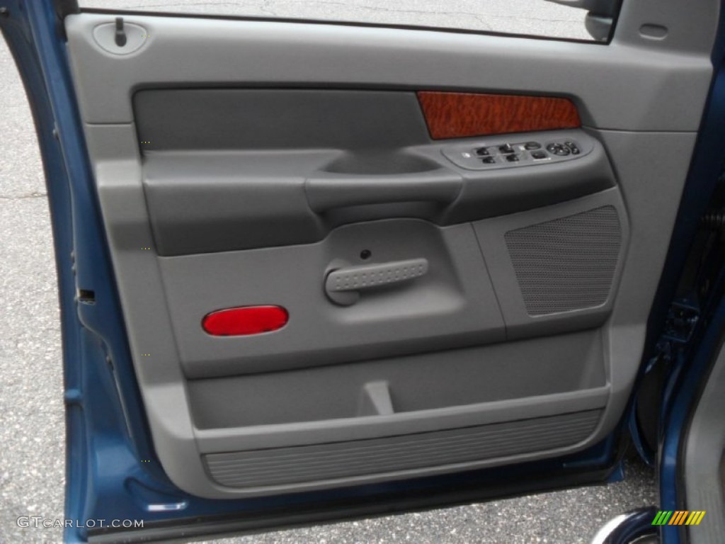 2006 Ram 1500 SLT Quad Cab - Atlantic Blue Pearl / Medium Slate Gray photo #8