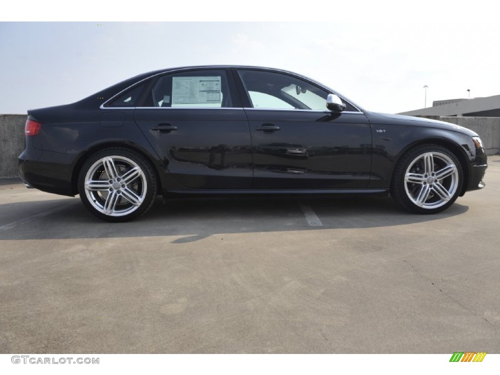 Phantom Black Pearl Effect 2012 Audi S4 3.0T quattro Sedan Exterior Photo #53571620
