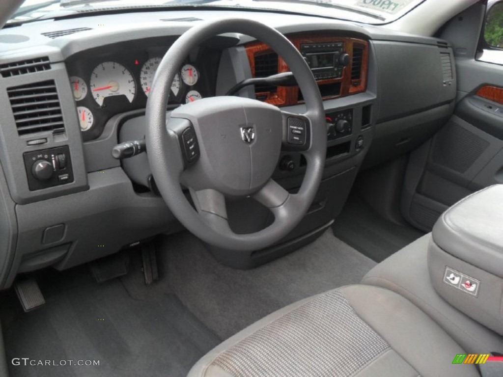 2006 Ram 1500 SLT Quad Cab - Atlantic Blue Pearl / Medium Slate Gray photo #25