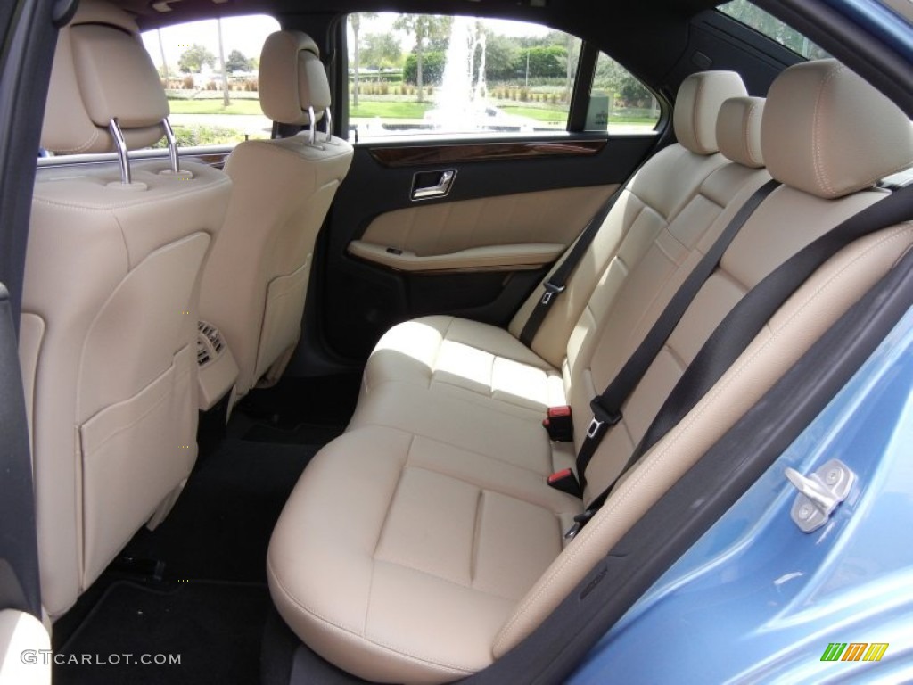 Almond Beige Interior 2010 Mercedes-Benz E 350 Sedan Photo #53571867
