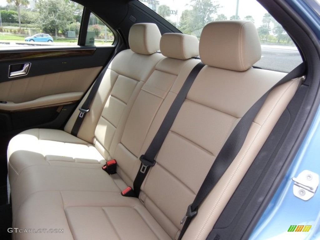 Almond Beige Interior 2010 Mercedes-Benz E 350 Sedan Photo #53571885