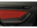 Black/Magma Red Door Panel Photo for 2012 Audi S4 #53571951