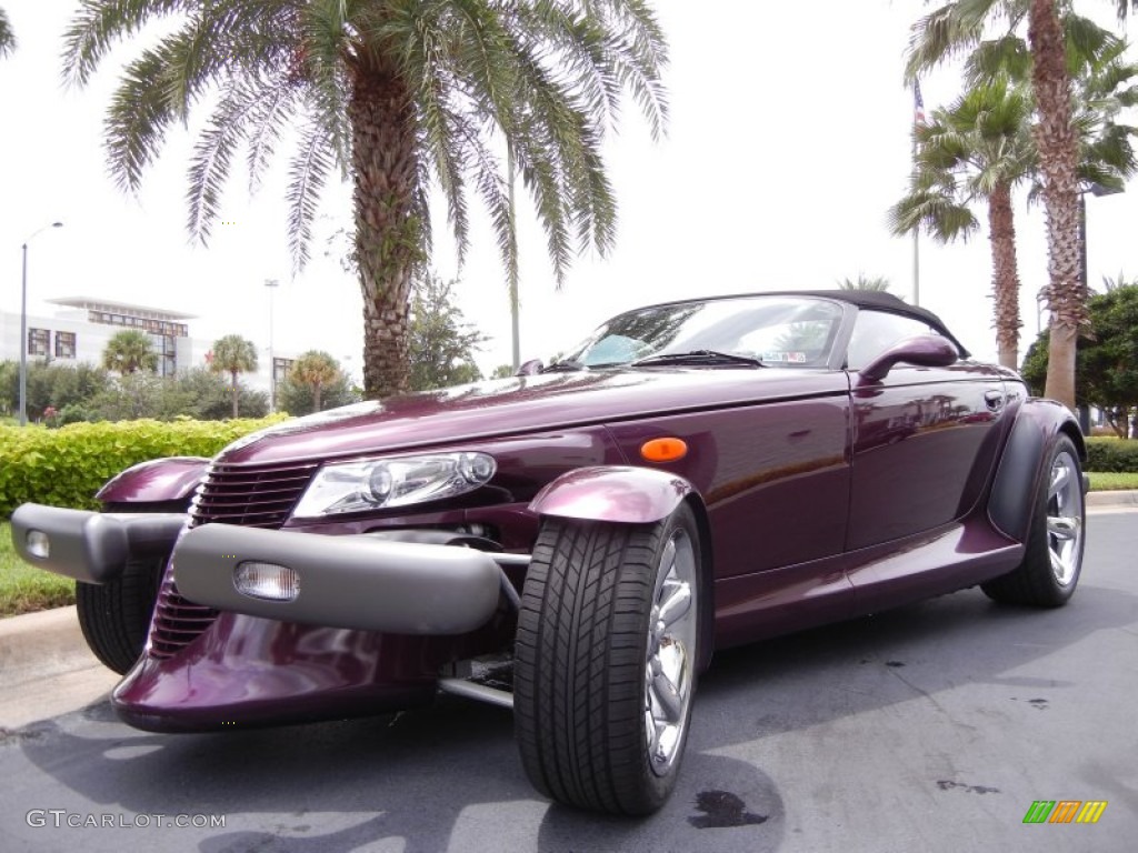 Prowler Purple 1999 Plymouth Prowler Roadster Exterior Photo #53572191