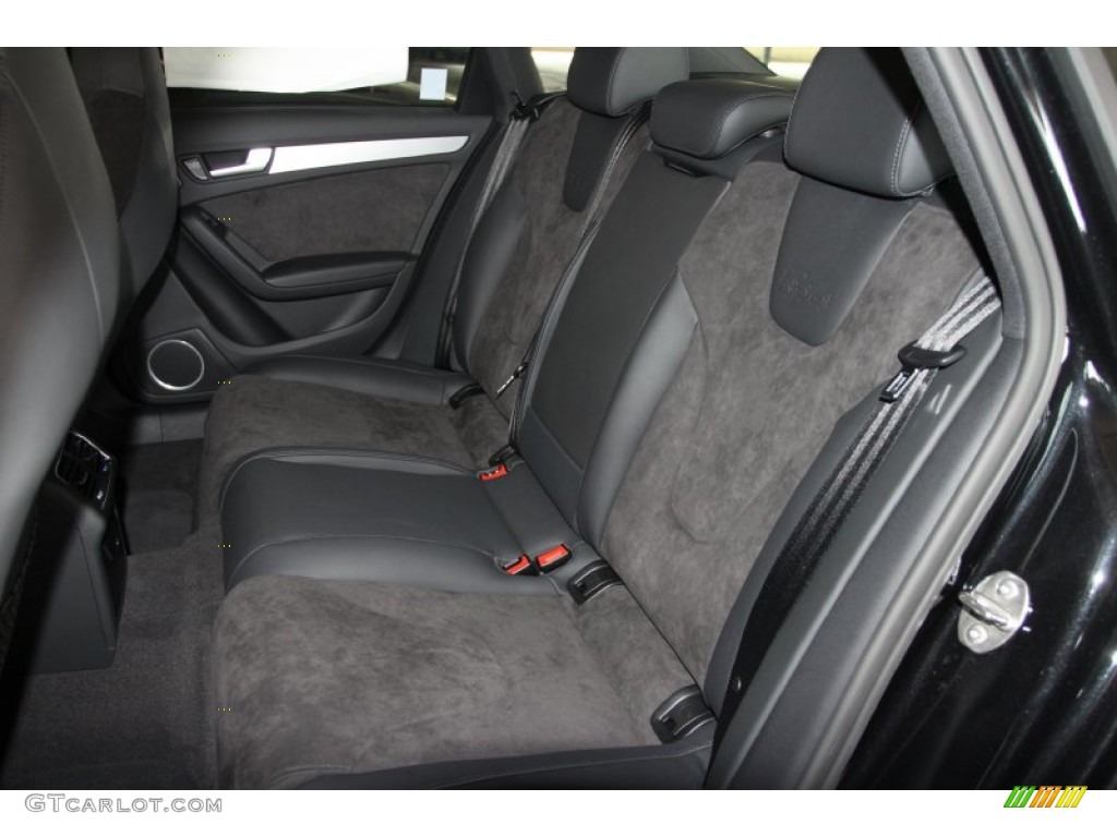Black/Black Interior 2012 Audi S4 3.0T quattro Sedan Photo #53572332