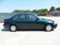 Clover Green Pearl 2000 Honda Civic LX Sedan Exterior