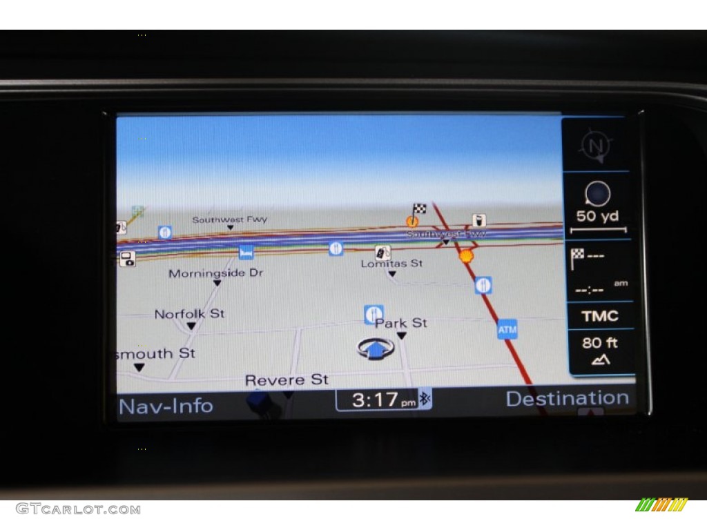 2012 Audi S4 3.0T quattro Sedan Navigation Photo #53572524