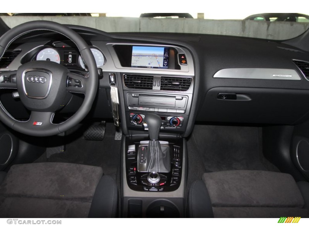 2012 Audi S4 3.0T quattro Sedan Black/Black Dashboard Photo #53572655