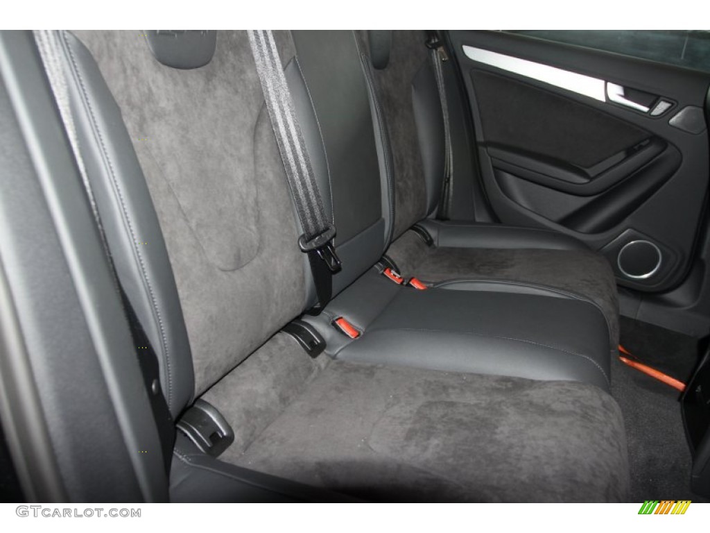 Black/Black Interior 2012 Audi S4 3.0T quattro Sedan Photo #53572727