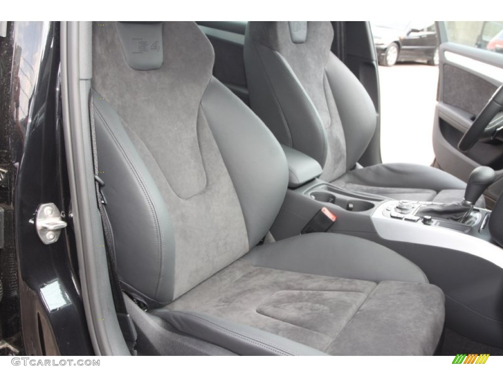 Black/Black Interior 2012 Audi S4 3.0T quattro Sedan Photo #53572749