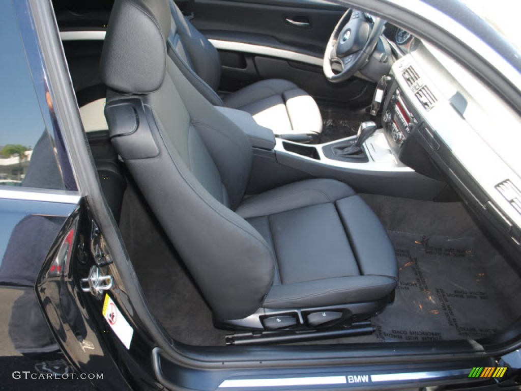2008 3 Series 328i Coupe - Jet Black / Black photo #6