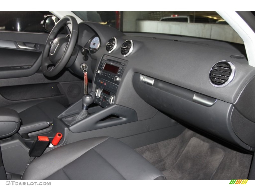 2012 Audi A3 2.0 TDI Black Dashboard Photo #53573277