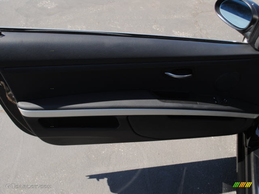2008 3 Series 328i Coupe - Jet Black / Black photo #17