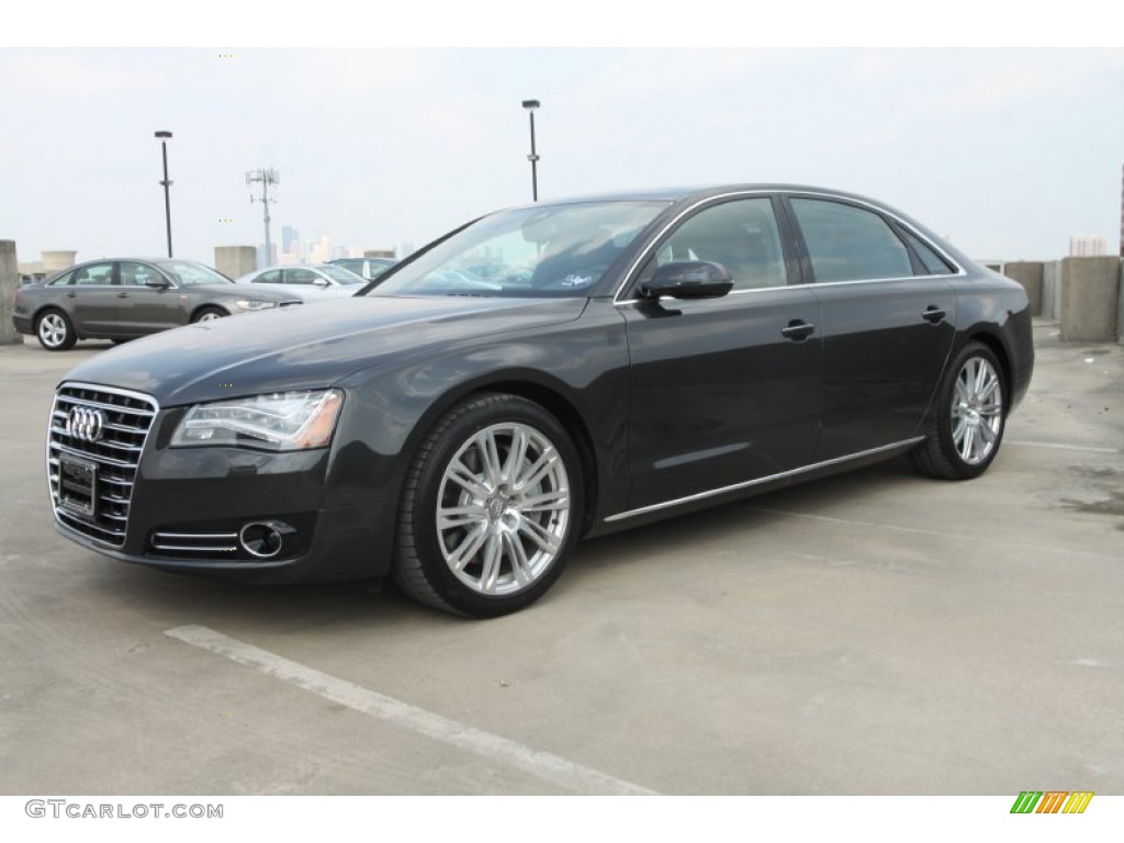 Oolong Gray Metallic 2012 Audi A8 L 4.2 quattro Exterior Photo #53573407