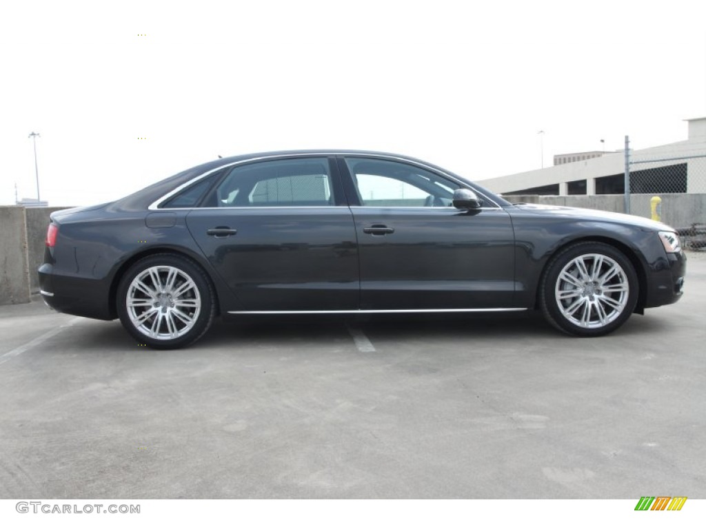 Oolong Gray Metallic 2012 Audi A8 L 4.2 quattro Exterior Photo #53573451