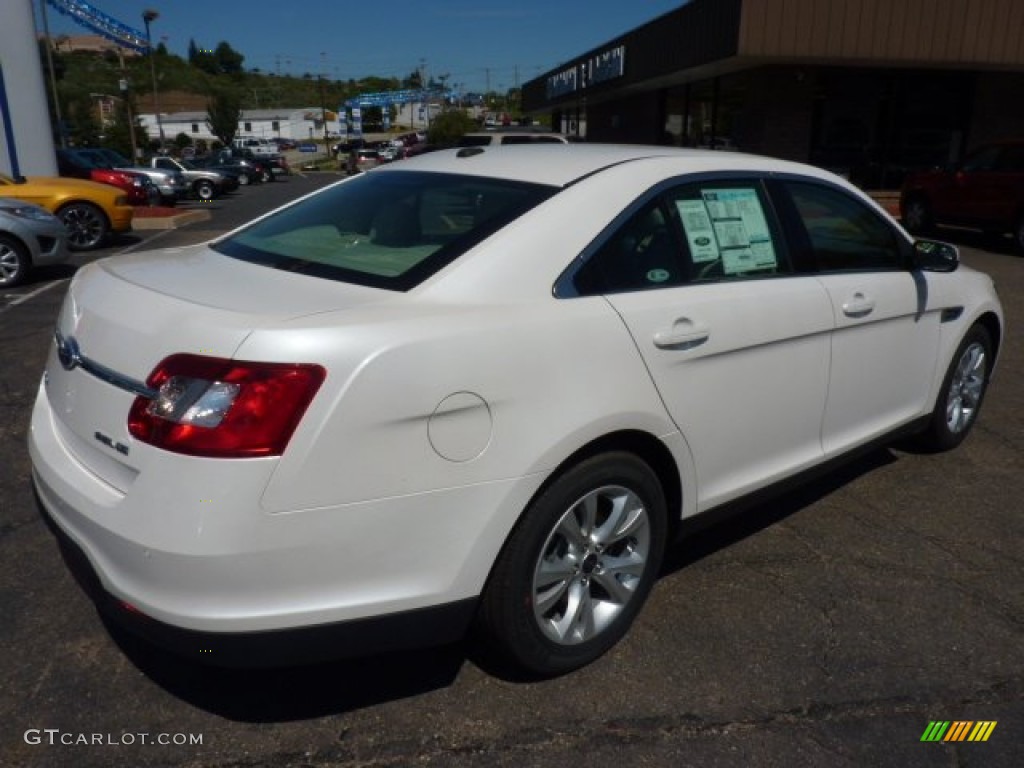 White Platinum Tri-Coat 2012 Ford Taurus SEL AWD Exterior Photo #53573472