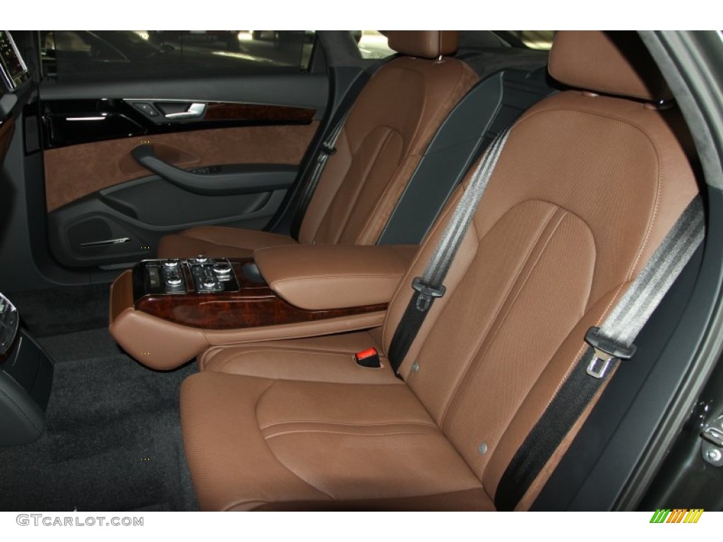 Nougat Brown Interior 2012 Audi A8 L 4.2 quattro Photo #53573523