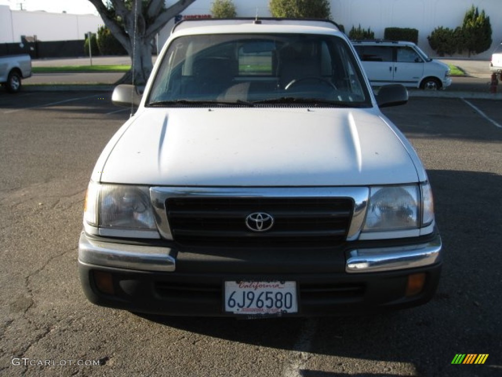 2000 Tacoma Regular Cab - Natural White / Gray photo #2