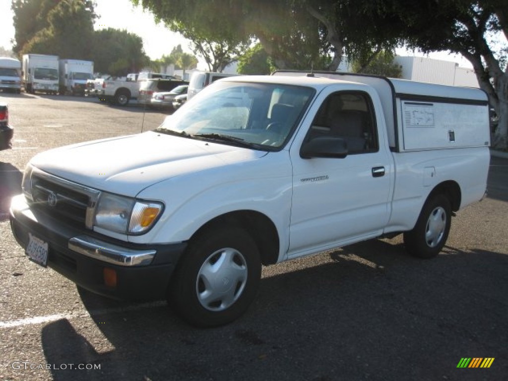 2000 Tacoma Regular Cab - Natural White / Gray photo #3