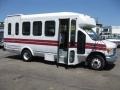 Oxford White 2002 Ford E Series Cutaway E450 Commercial Passenger Bus