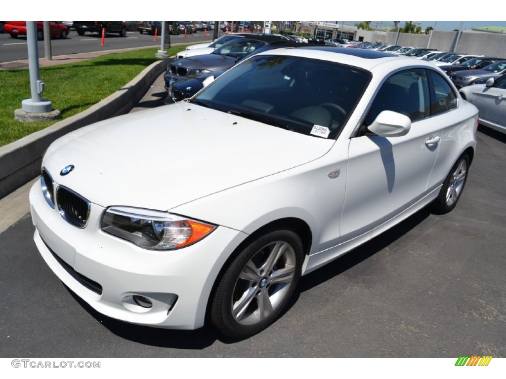 Alpine White 2012 BMW 1 Series 128i Coupe Exterior Photo #53574720