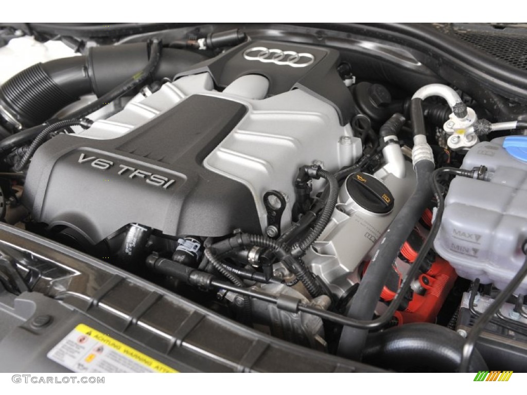 2012 Audi A6 3.0T quattro Sedan 3.0 Liter FSI Supercharged DOHC 24-Valve VVT V6 Engine Photo #53574726