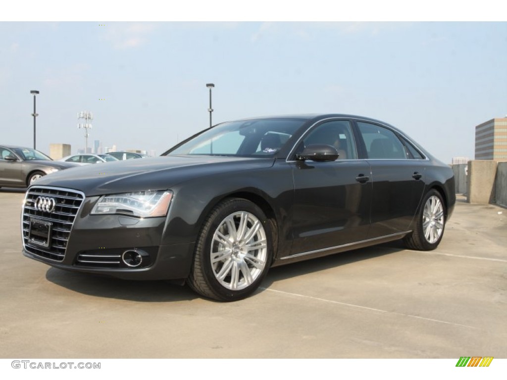 Oolong Gray Metallic 2012 Audi A8 L 4.2 quattro Exterior Photo #53574792