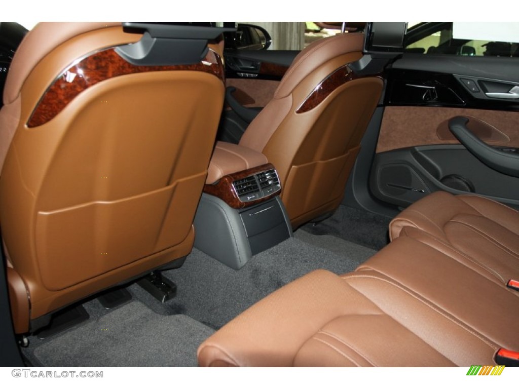 Nougat Brown Interior 2012 Audi A8 L 4.2 quattro Photo #53574936