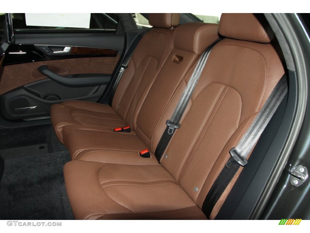 Nougat Brown Interior 2012 Audi A8 L 4.2 quattro Photo #53574954