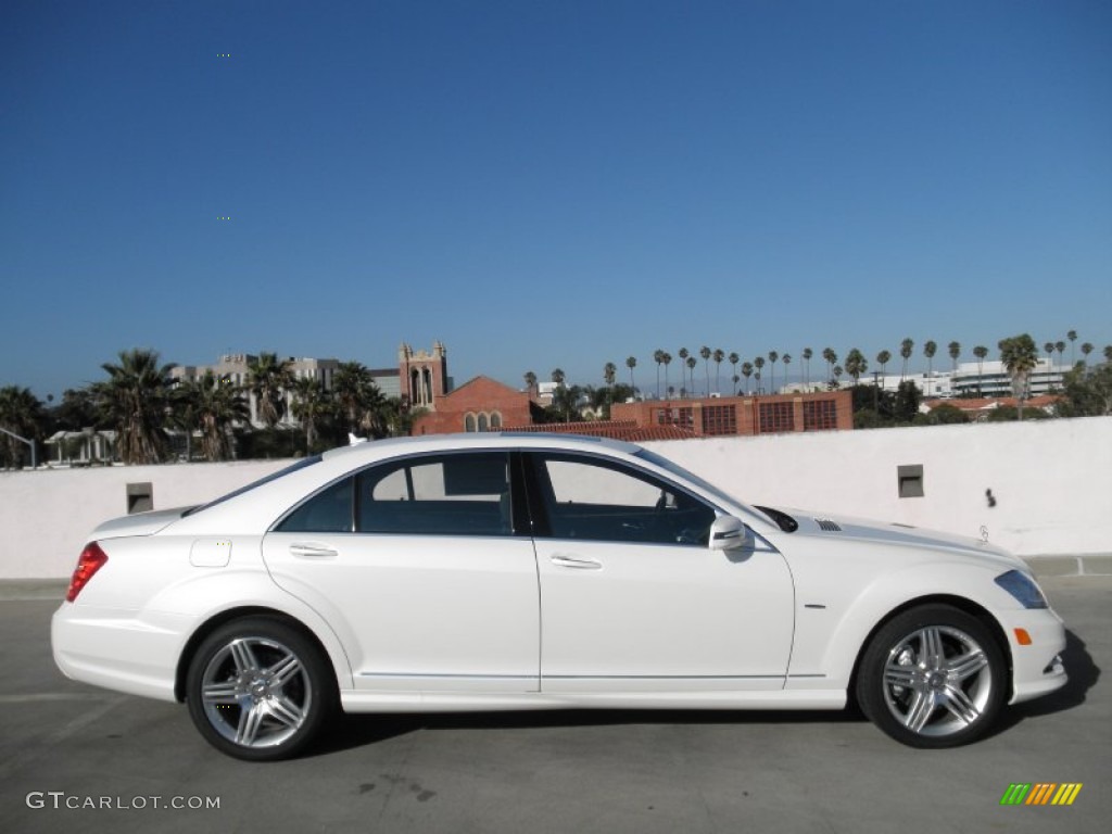 Diamond White Metallic 2012 Mercedes-Benz S 550 Sedan Exterior Photo #53575085