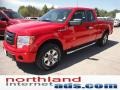 2011 Race Red Ford F150 STX SuperCab 4x4  photo #4