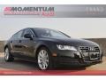 2012 Phantom Black Pearl Effect Audi A7 3.0T quattro Premium  photo #1